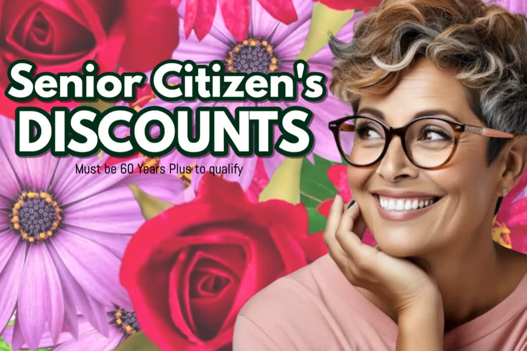 30% OFF Eyeglasses for Seniors